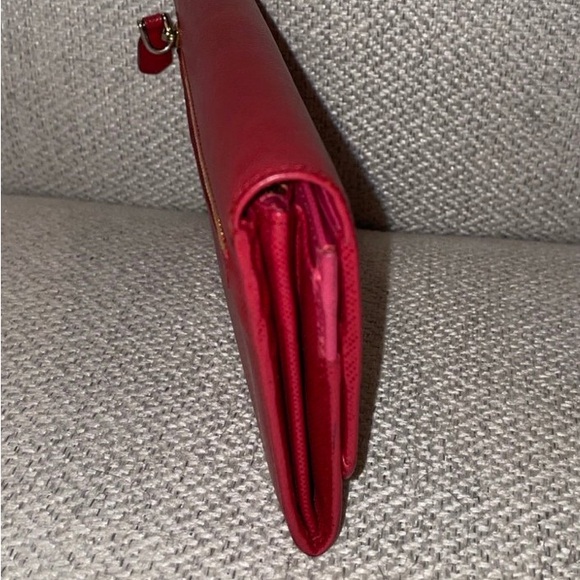 Prada red long Wallet clutch - Picture 3 of 11